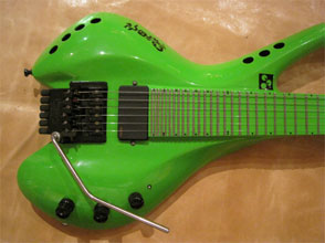 BASSLAB Jinmoid ジンモイド （ケース付き） GATOR GTR-MINIVAULT-E2R2 (2本用エレキギターケース＆スタンド